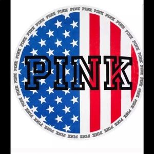 Victoria’s Secret Pink Americana circle towel